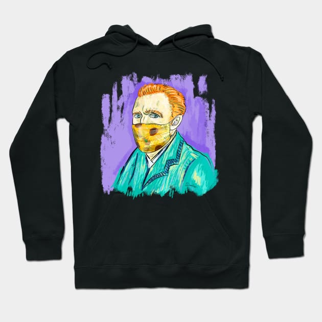 Denizko Art Van Gogh The Mask Hoodie by denizko